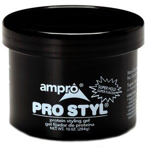 Ampro Pro Styl Protein Styling Gel Super Hold 10 oz. Jar Hair Style Gel